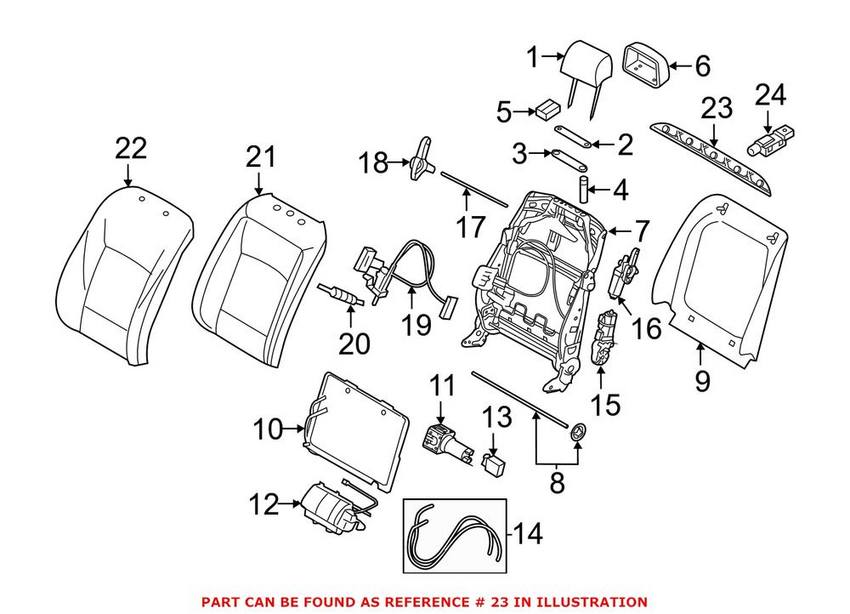 BMW Courtesy Light - Front 52109180203